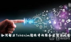 如何解决Tokenim转账中的服务器错误问题