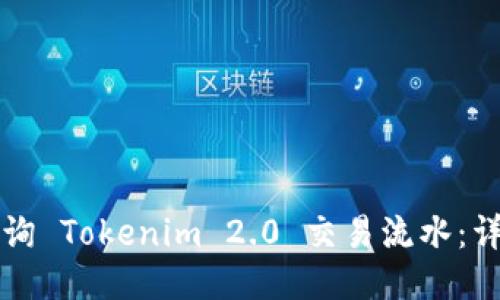 如何查询 Tokenim 2.0 交易流水：详细指南